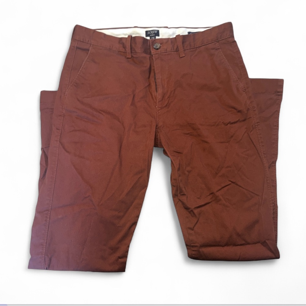 J. Crew Flex Men's Burnt Orange Cargo Pants
